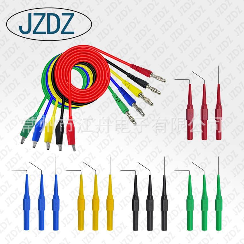 Hot Sale 4mm Banana Plug to Nickel Plated Alligator Clip Test Cable 90 Degree 135 Degree Direct Plug SG Probe Steel Needle Kit