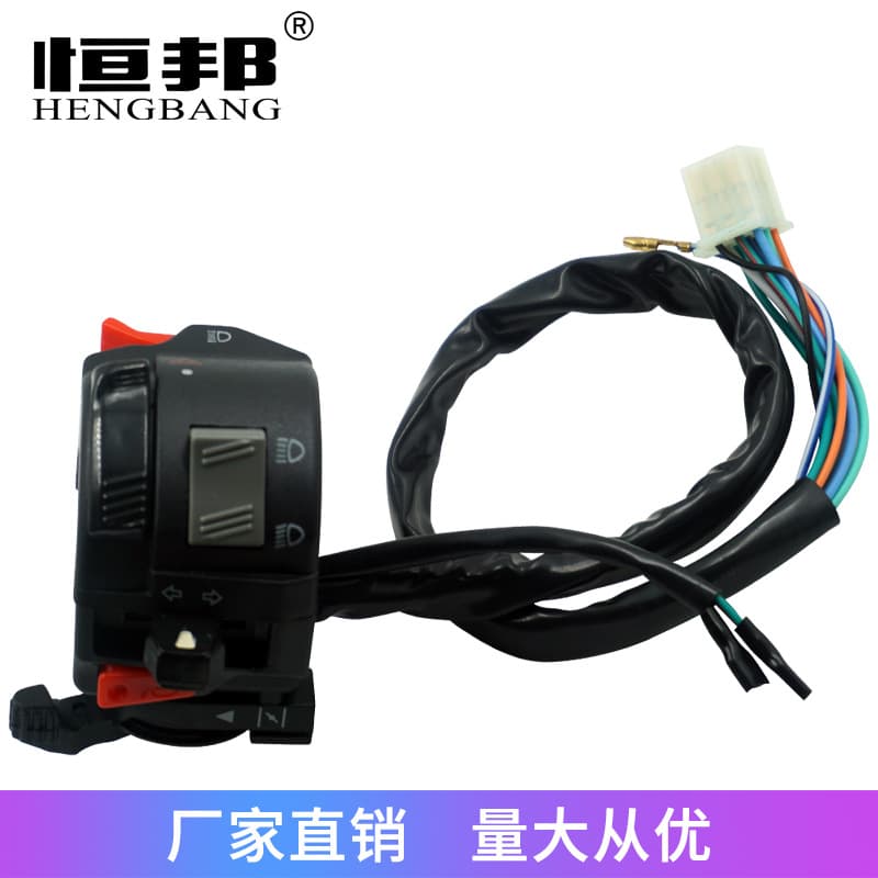 Motorcycle ATV Accessories Compatible with YAMAHA RXK Handlebar Switch Headlight Turn Signal Multifunction Switch with Choke