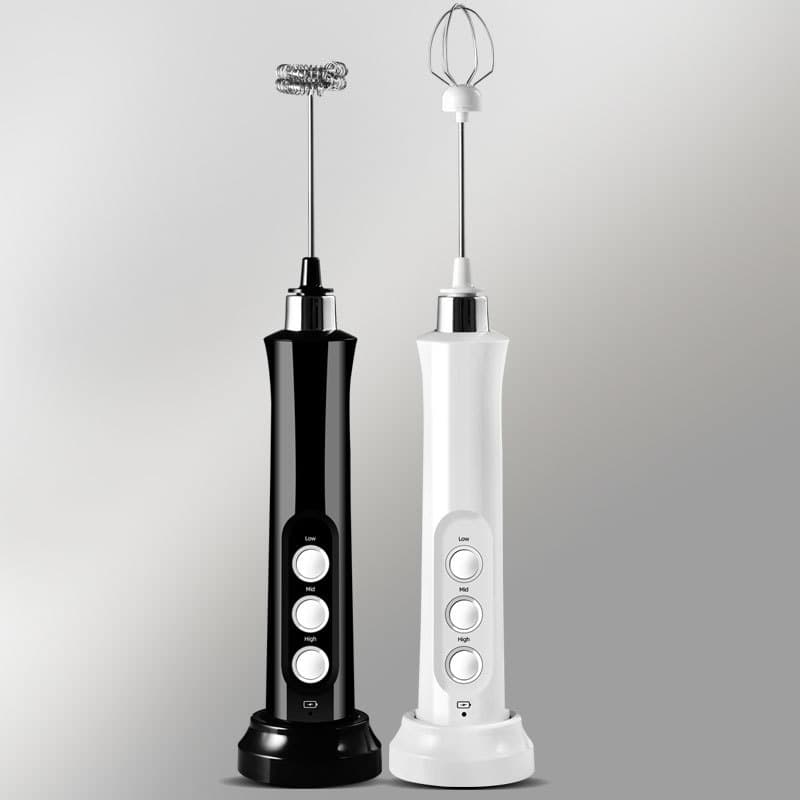 Amazon New Coffee Milk Frother Egg Beater Home Milk Frother Stirring Stick USB Charging