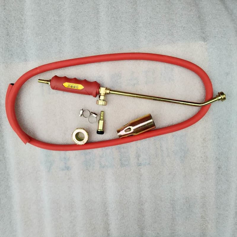 Spot Wholesale Hardware Single/Double Switch Flame Gun LPG Flame Gun Household Pig Hair Burner Stainless Steel Flame Gun