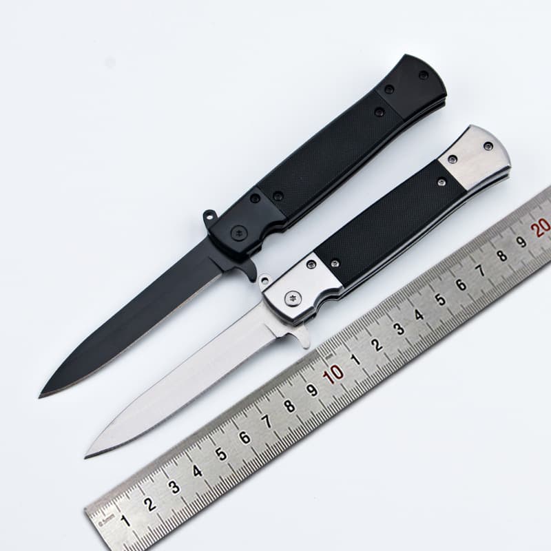 Portable Mini Folding Outdoor Knife High Hardness Fruit Knife SOG Self Defense Quick Open Fish Knife Stainless Steel Blade