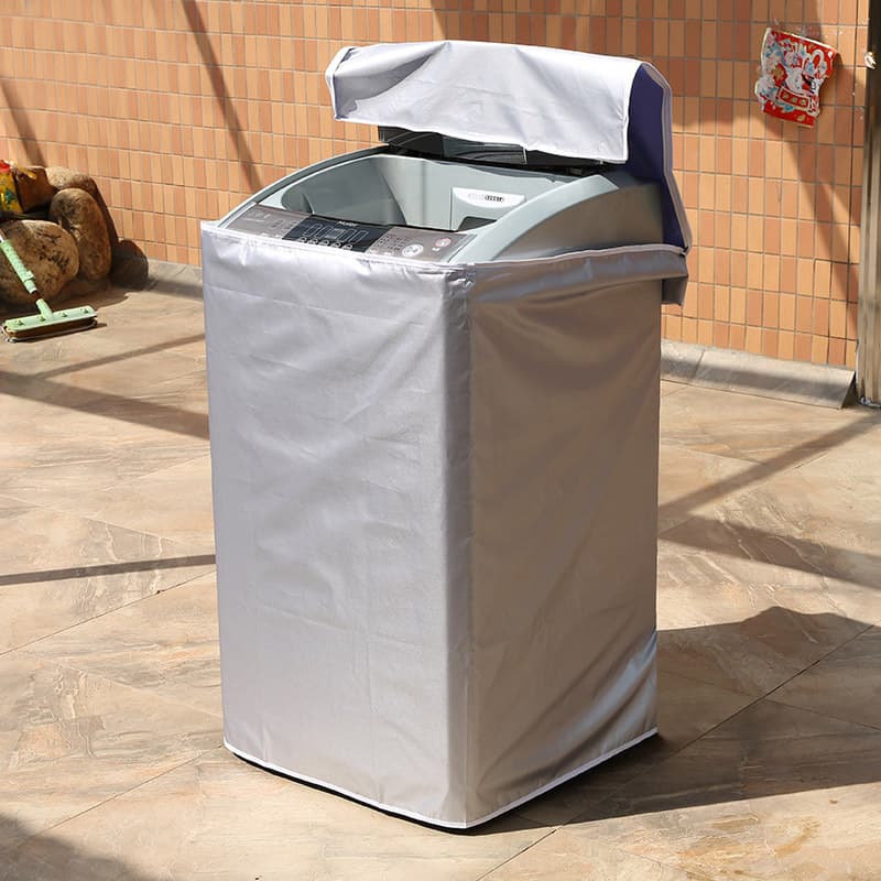 Waterproof and sun-protective cover for washing machine, top-loading, fully automatic, Haier Little Swan brand.