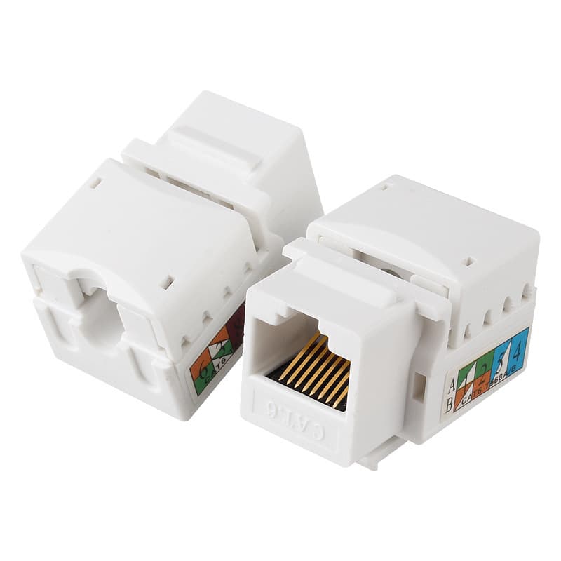 Feiniao Cat6 Enhanced Category 6 Network Module RJ45 Keystone Jack Network Module Factory Cross-border