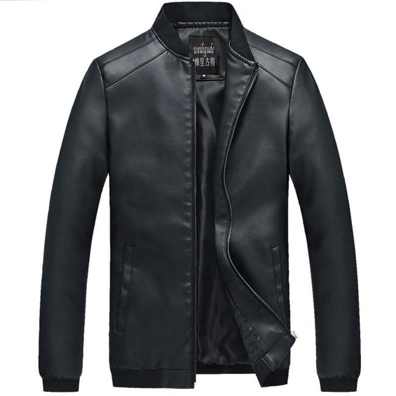 Men's leather jackets spring and autumn new leather jackets men's trendy motorcycle PU leather jackets Korean style youth leather jackets for men