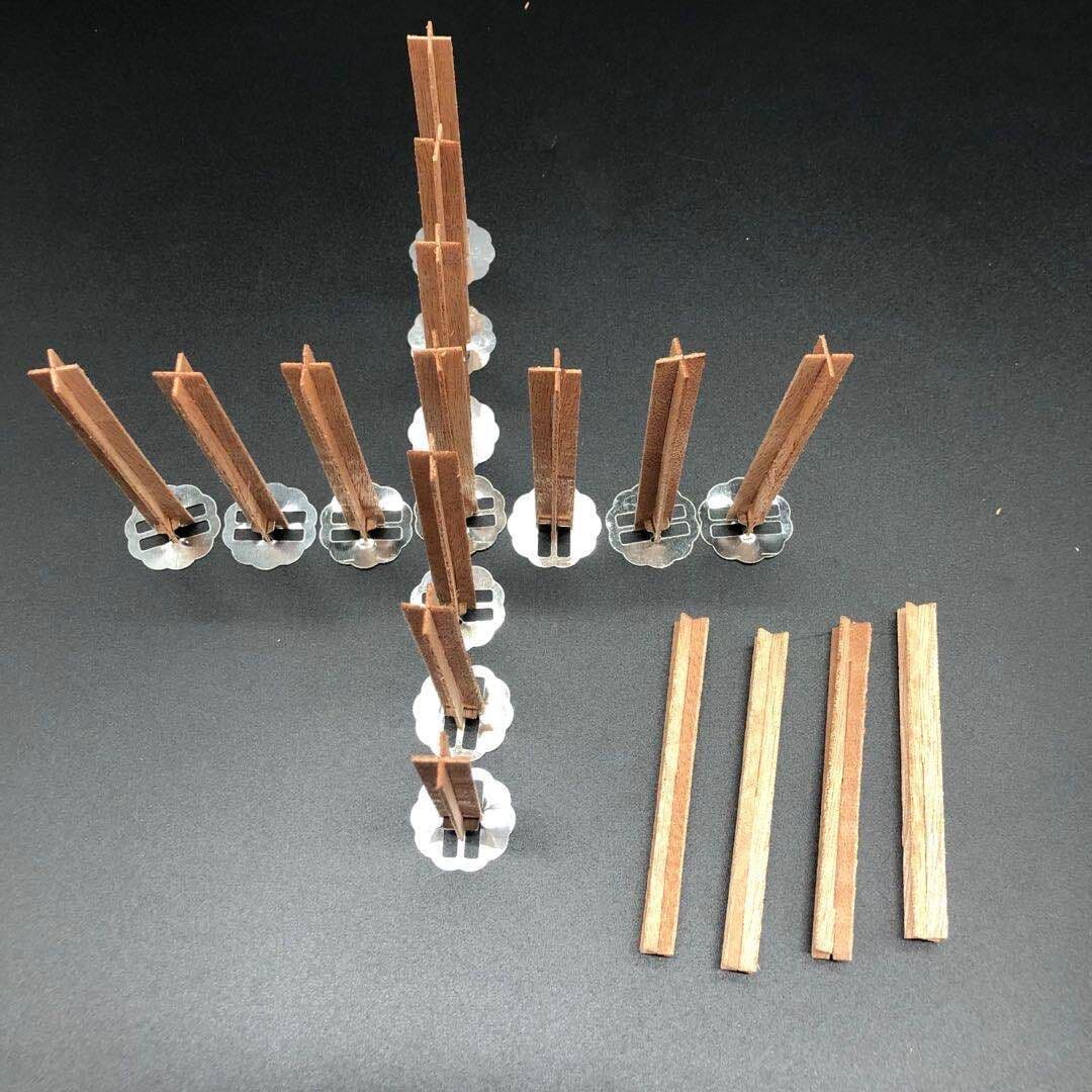 Factory direct supply cross candle wick aromatherapy candle wood chip Wick handmade DIY Cup wax material wood wick