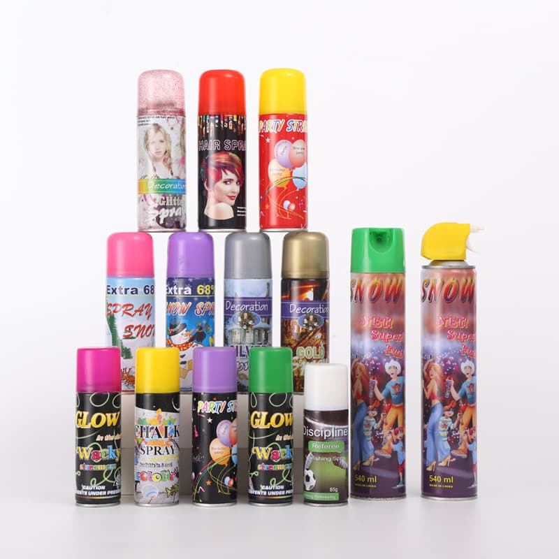 Christmas snowflake spray, window spray, white snowflakes, colorful ribbons, party snowflakes, Christmas tree spray