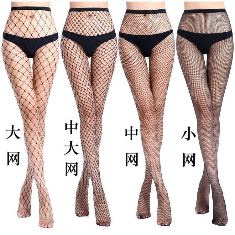 Sexy Long Over-the-knee Fishnet Stockings Garter Belt Silk Hosiery European Style Lingerie Drill Hole Design