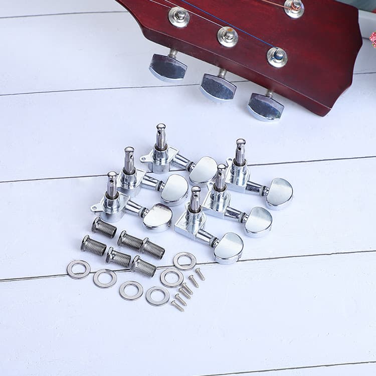 Guitar Tuning Pegs Open Gear Tuning Pegs for Acoustic Guitar Metal Tuning Pegs Factory Direct Sale