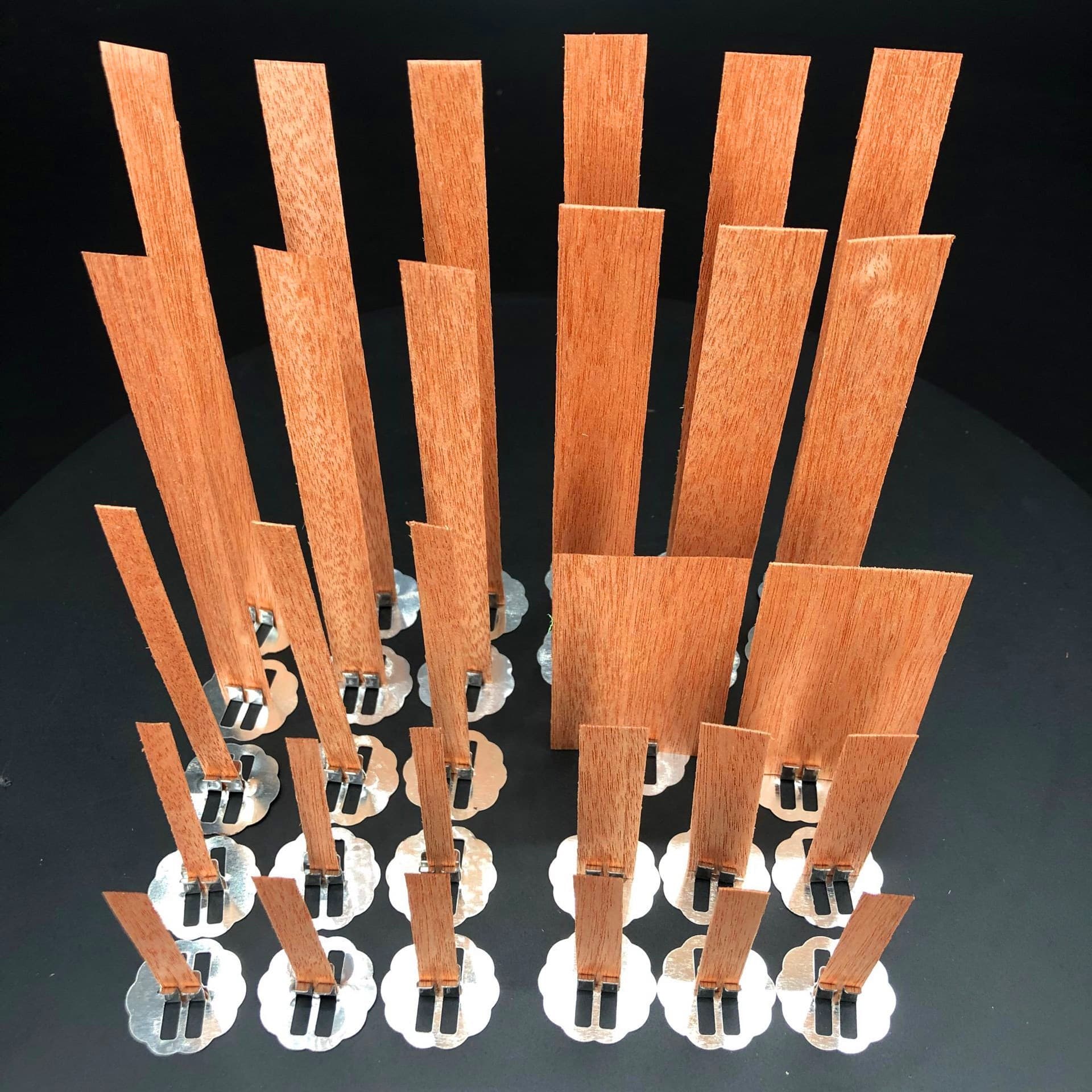 Width 15mm-50mm wooden candle wick, soy wax, wood wick, wood chip wick, wooden candle line, candle wick