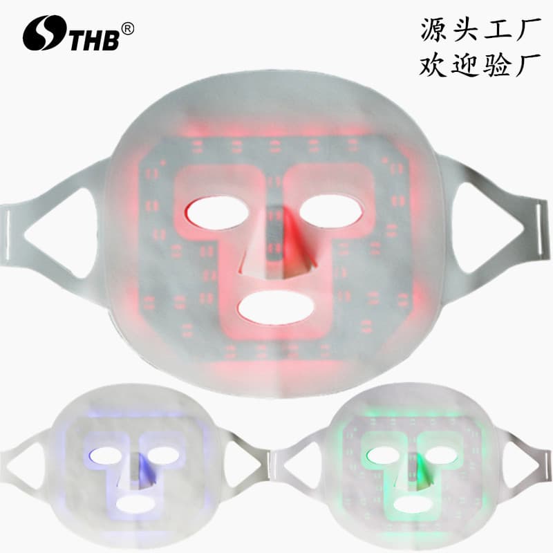 Factory direct LED photon skin rejuvenation beauty device color light whitening acne removal mask instrument home infusion beauty mask.