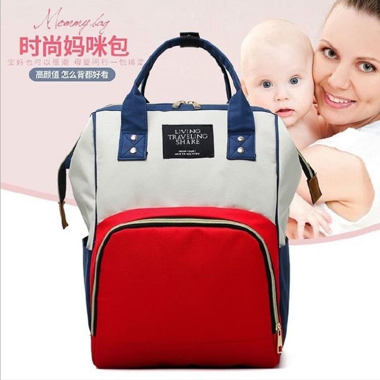 Factory mommy bag large capacity multifunctional backpack, waterproof maternity bottle diaper backpack wholesale trendy.