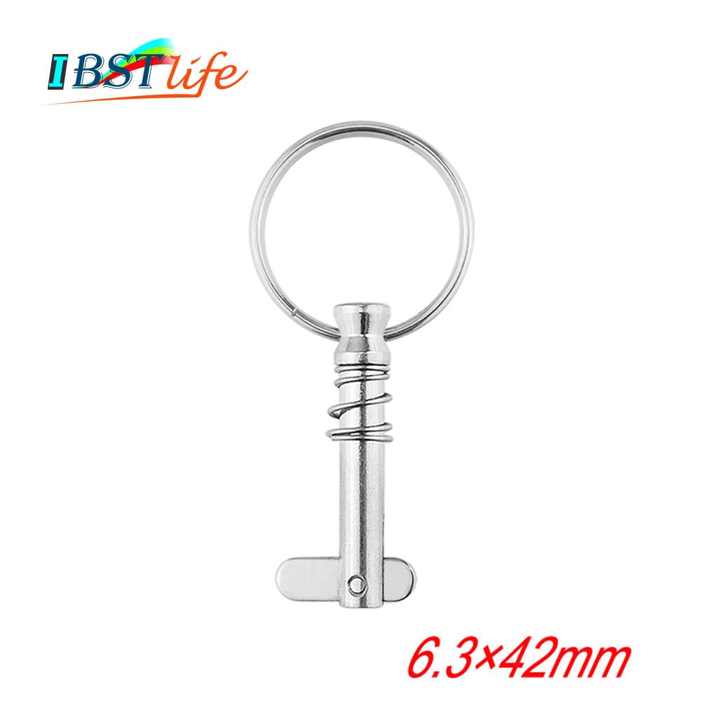 Cross-border stock 316 stainless steel marine hardware safety pin, yacht accessory quick release pin