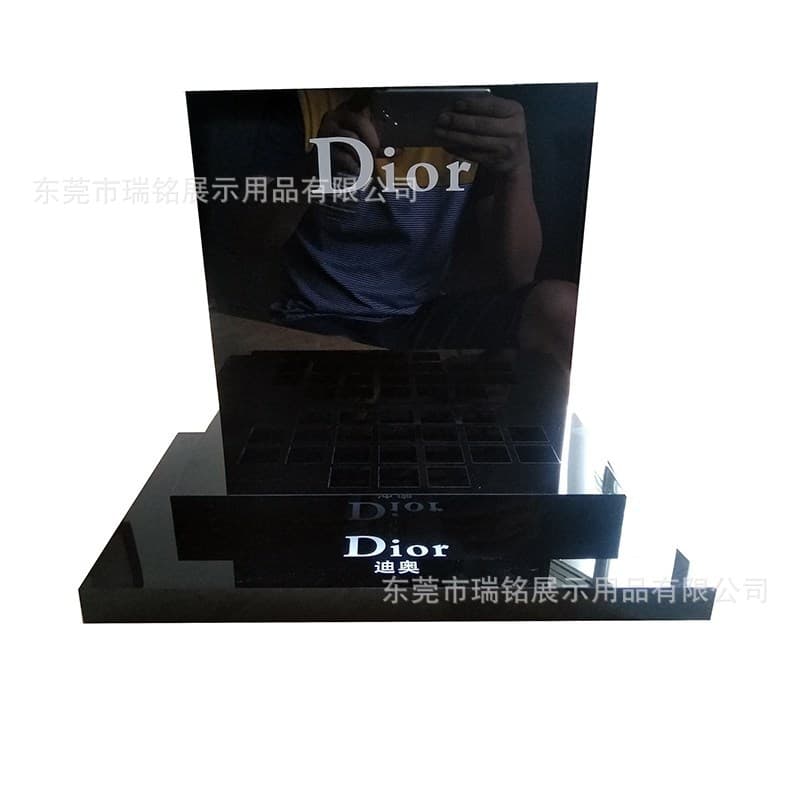 Wholesale cosmetics store lipstick display stand plexiglass lip gloss display stand high-end lipstick special display stand