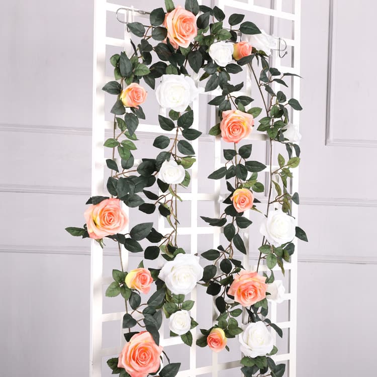 Wedding simulation rose vine event decoration rose vine velvet rose vine flower simulation flower wholesale