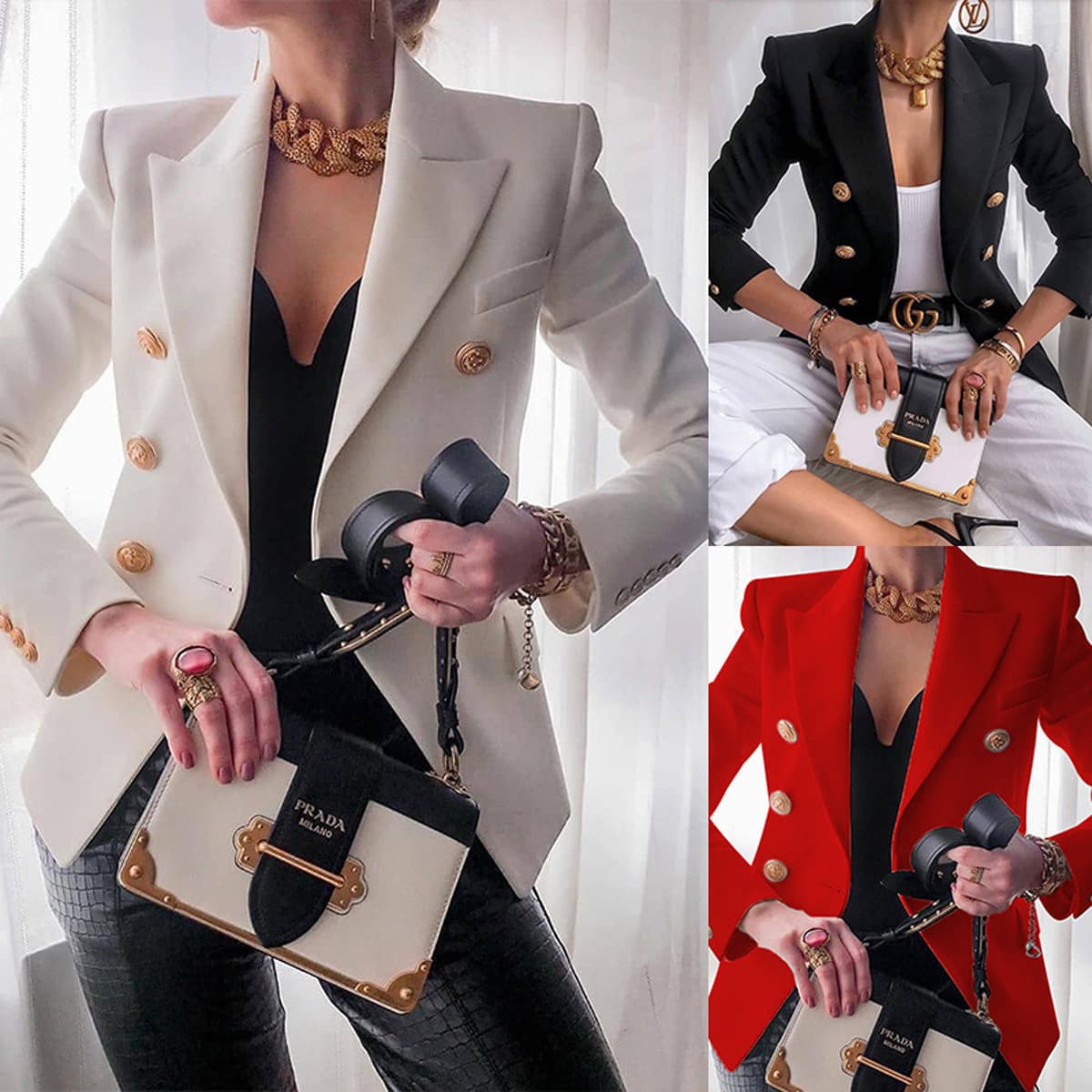 2026 Cross-Border Bestseller Women's Fashion Solid Casual Blazer Short Jacket for Fall/Winter New Arrival on AliExpress & Amazon