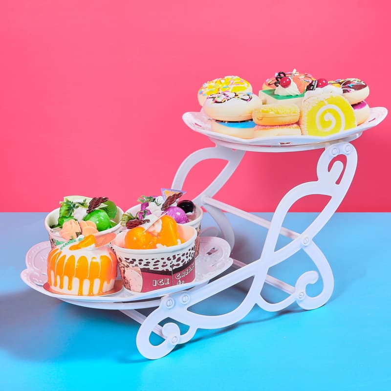 Factory Direct European Creative Dessert Stand Home Living Room Decoration Snack Cookie Candy Wholesale Fruit Tray