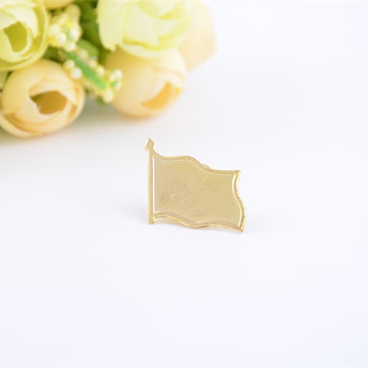 Manufacturer Wholesale Rectangular, Double-sided Flag-shaped, Round Blank Bases for Logo Stickers/Resin