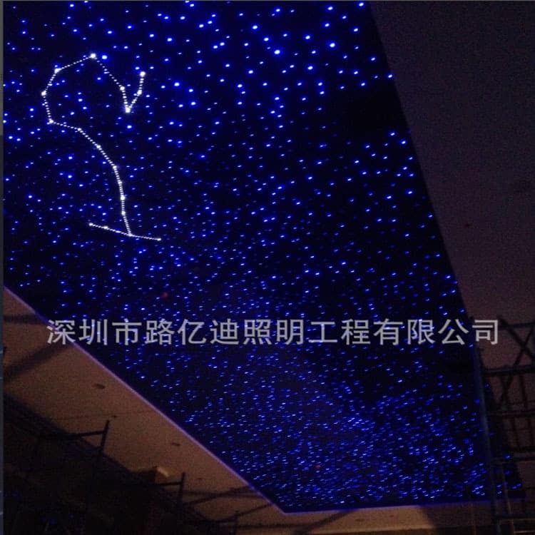 Ceiling Starry Sky Fiber Optic Light LED Starry Sky Light Moon Planet Fiber Optic Set Plastic Fiber Optic