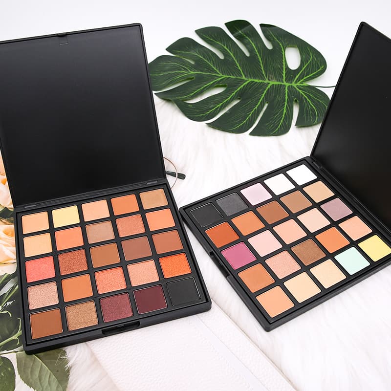 25-Color Eyeshadow Palette - Shimmer Earth Tone Smoky Multicolor Matte 25-Color Eyeshadow Palette Makeup