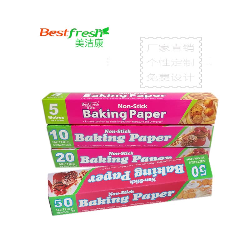 Meijiekang Thickened 5m 10m 20m Silicone Oil Paper Baking Oven Paper Steamer Paper Air Fryer Paper Non-Stick