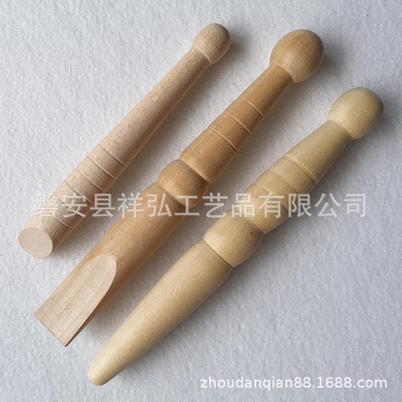 [Factory Direct] Wooden Massage Stick Wood Massager Foot Massage 3-Piece Set Foot Massage Stick