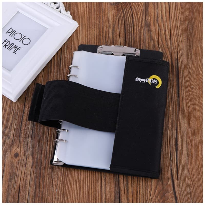 2-Hole, 3-Hole, 4-Hole File Folder Cover Insert Pocket Punched Binder White Binder Insert Page Loose-Leaf Binder with Holes Elastic Binder