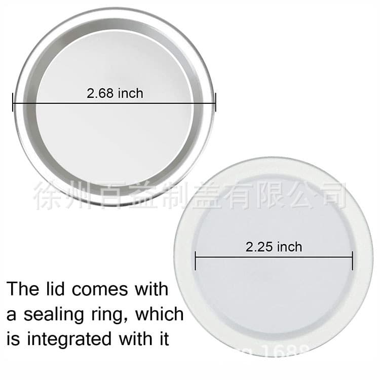 Tinplate Split Cap, Standard Mouth 70mm, Wide Mouth 86mm, Mason Jar Seal Lid, Cross-Border New Style
