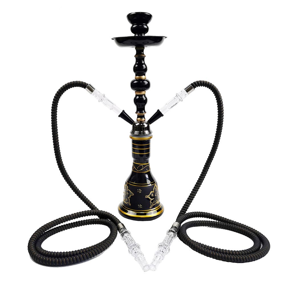 Double Hookah Set Bar Arabic Hookah Complete Hookah Accessories Cross-border Smoking Pipe Hookah