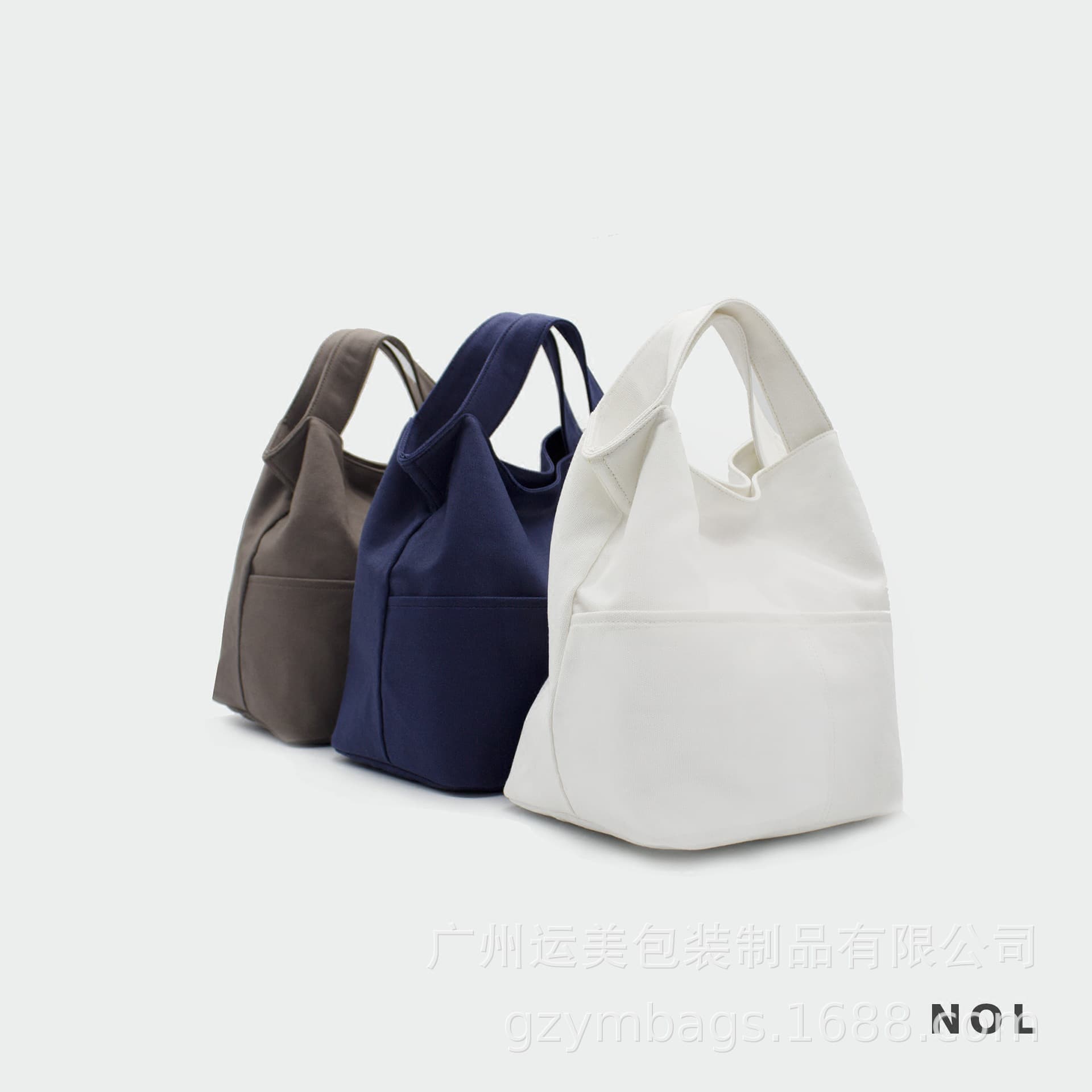 Factory Custom Fashion Eco-Friendly Cotton Waterproof Lunch Bag Bento Bag Handheld Canvas Bag Japanese Style Tote Bag
