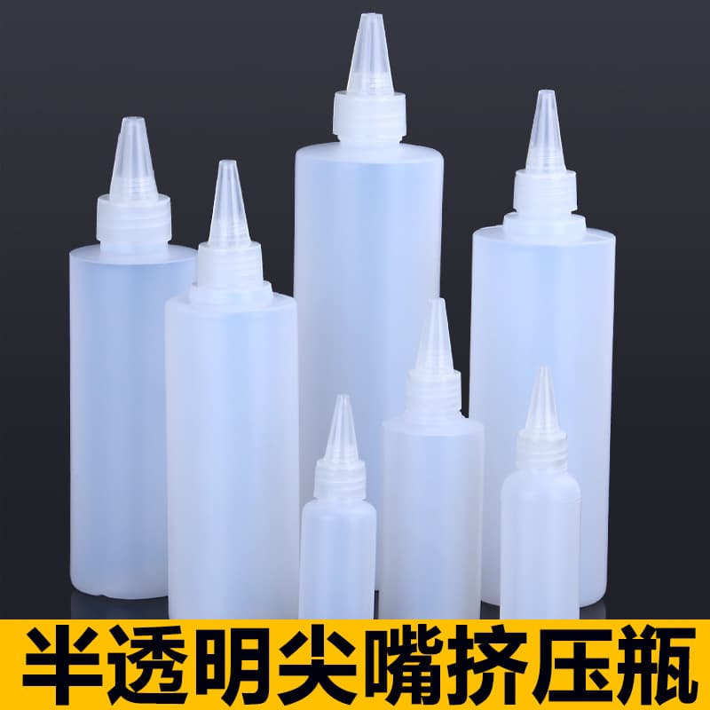 1000ml squeeze bottle transparent tip bottle small empty bottle glue soft plastic bottle lotion bottle dropper bottle paint bottle