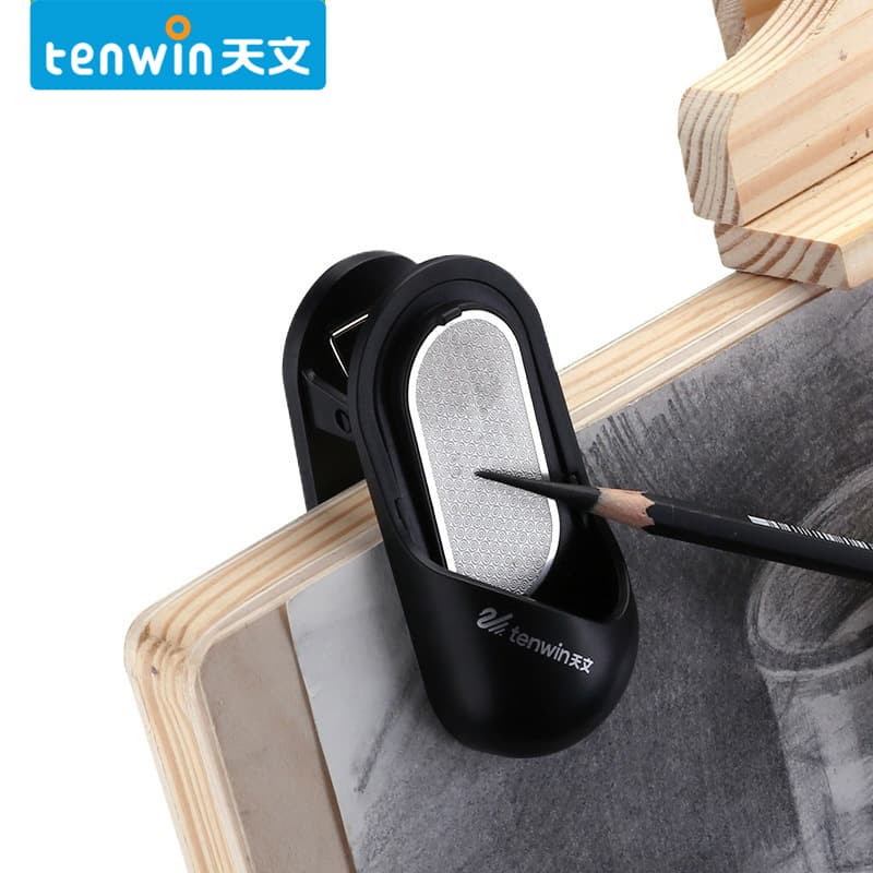 Astronomy Sketch Pencil Sharpener Art Student Charcoal Sanding Paper Fixing Sharpener Dual-Purpose Drawing Clip MS5860