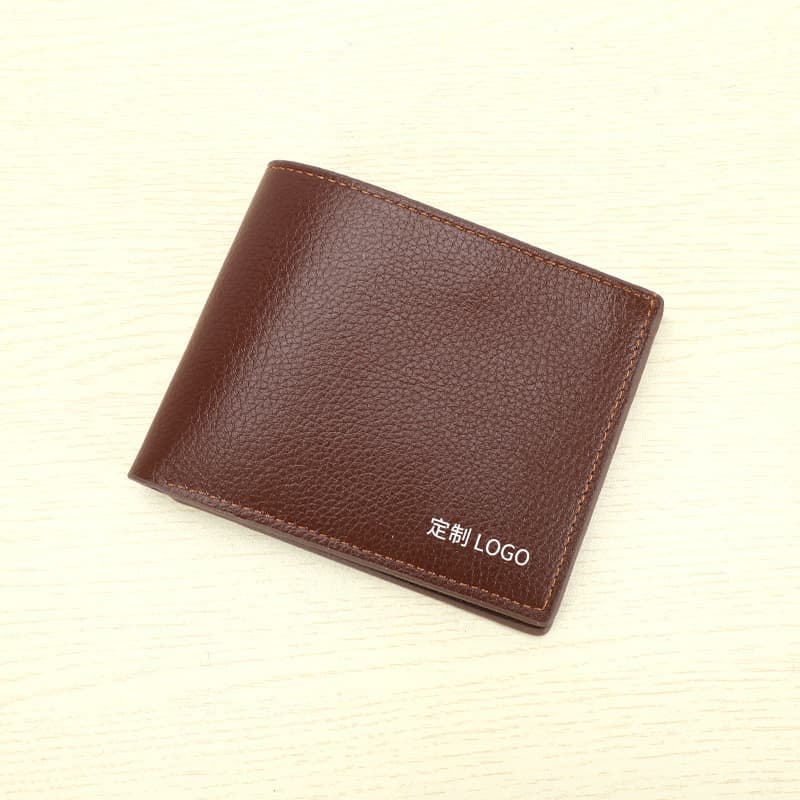 Men's Short Zip Wallet Multi-Function Large Capacity Card Slots Casual Billfold Card Holder Trendy Business Wholesale Stock