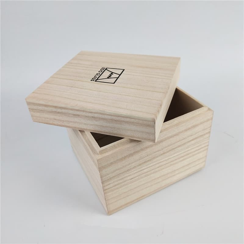 Wooden Box Snow Mountain Cup Packaging Box Glass Cup Wooden Box with Lining Double Cup Lid Box Custom Logo Available