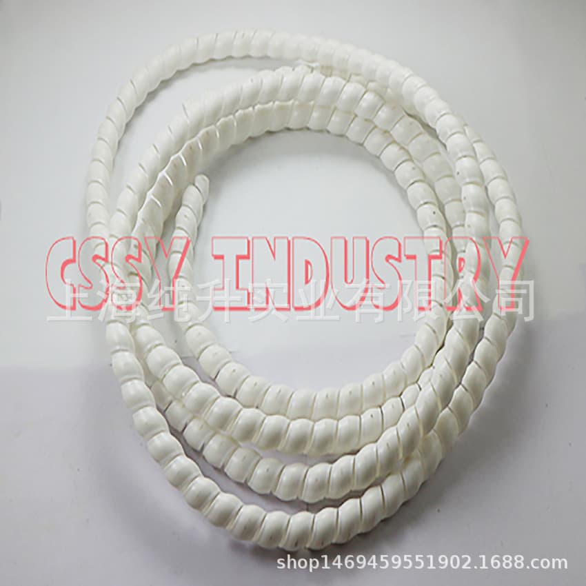 8-32mm Anti-Slip Wear-Resistant Spiral Wrap Tube for Electric Vehicle and Automotive Wire Protection, Cable Organizer Band, Charger Cable