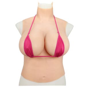 Factory Silicone Fake Breast Solid Half Body Silicone Prosthetic Breast CD Crossdresser Fake Breast Drop Shipping