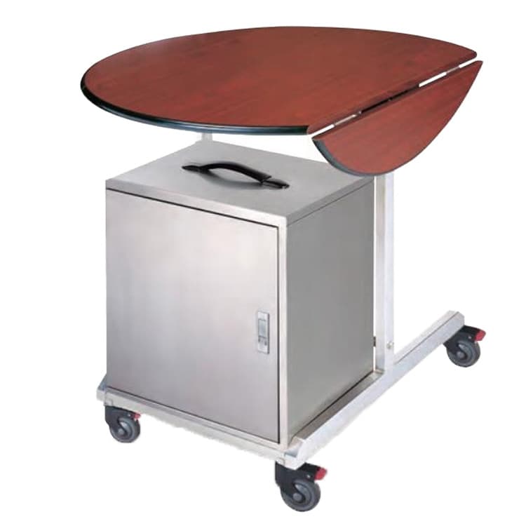 Southern Hotel Deluxe Room VIP Lounge Food Delivery Cart with Insulated Boxes and Foldable Buffet Tables