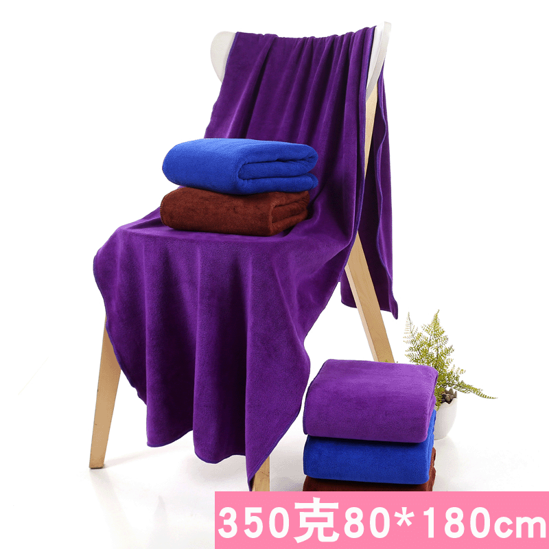 Microfiber 80*180cm hotel beauty salon special bed and bath towel massage home thickened large towel