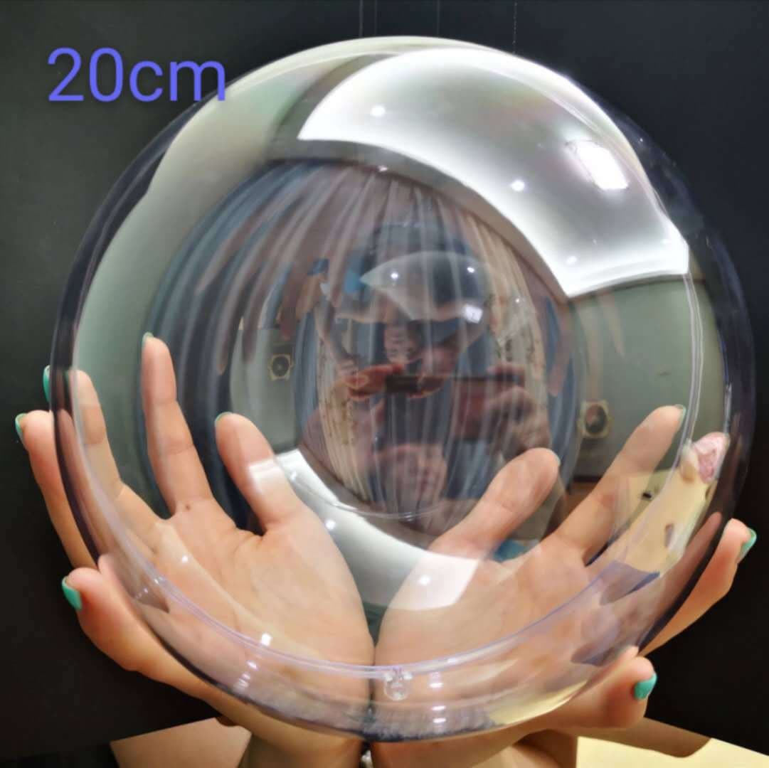 Christmas Ball High Transparency Acrylic Ball Hollow Ball Holiday Decoration Gift Creative Ball Plastic Ball Preserved Flower Hanging Ball