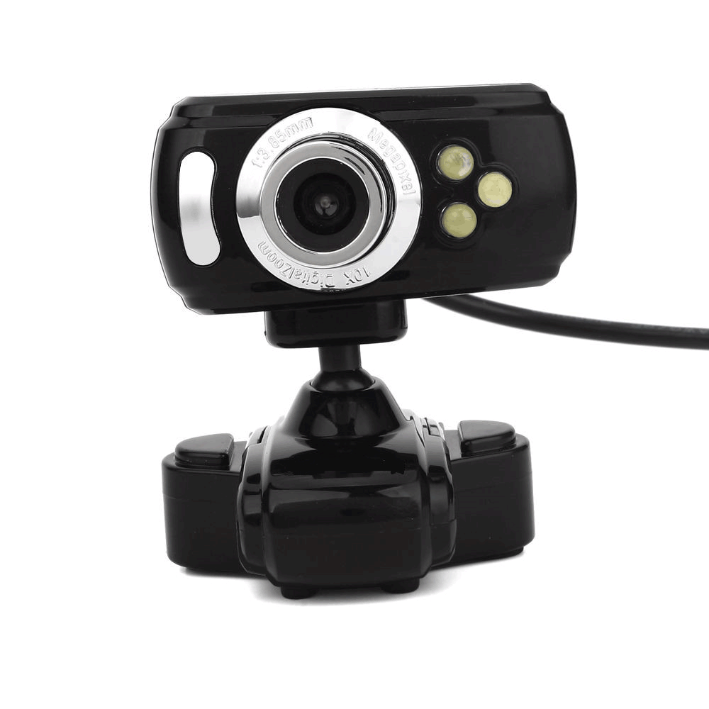 Panshi External HD Computer Webcam HD Network Digital Camera Gift Camera with Microphone