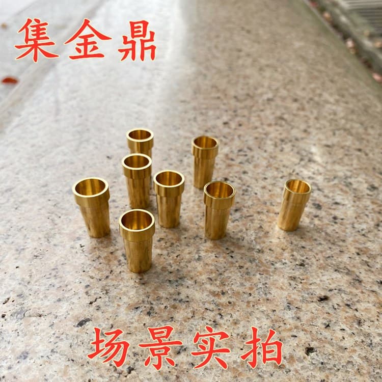Wholesale Vintage Brass Pipe Fittings Dry Tobacco Copper Mouthpiece Fireplace DIY Old-Style Pipe Copper Parts Smoking Accessories