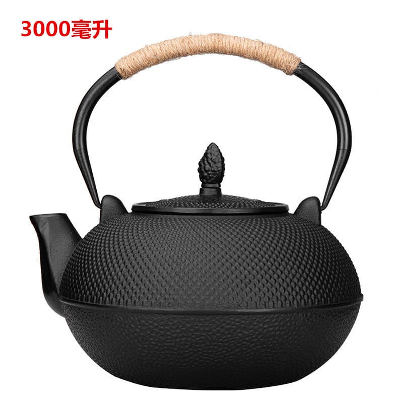 Cast Iron Teapot Wholesale Small Ding Granule Cast Iron Water Boiling Tea Set for Home Use Cast Iron Pot Manufacturer