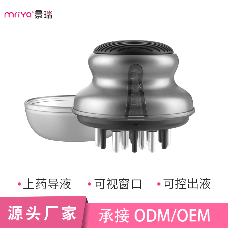 Application Device Hair Nourishing Liquid Beauty Tool Liquid Guide Scalp Medicine Dispenser Massage Comb for Hair Care