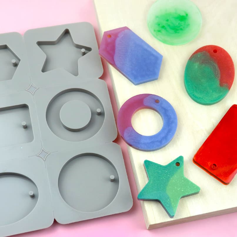 Xunwei Wax Sheet DIY Silicone Mold for Aromatherapy Plaster and Handmade Soap, 6-Cavity with Six Shapes