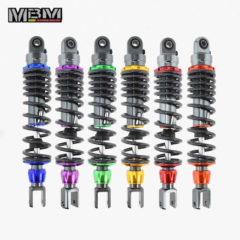 Motorcycle Modified Rear Shock Absorber Round Head Damping Adjustable Soft and Hard Adjustable Shock