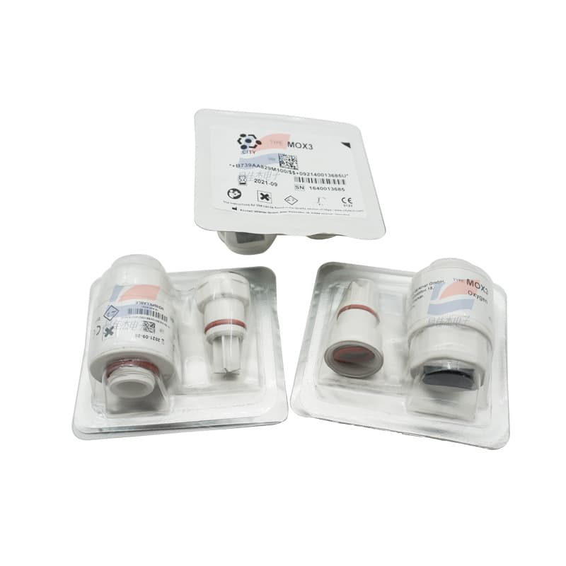 MOX-3, a British oxygen cell sensor, can be used in medical devices such as ventilators and anesthesia machines.