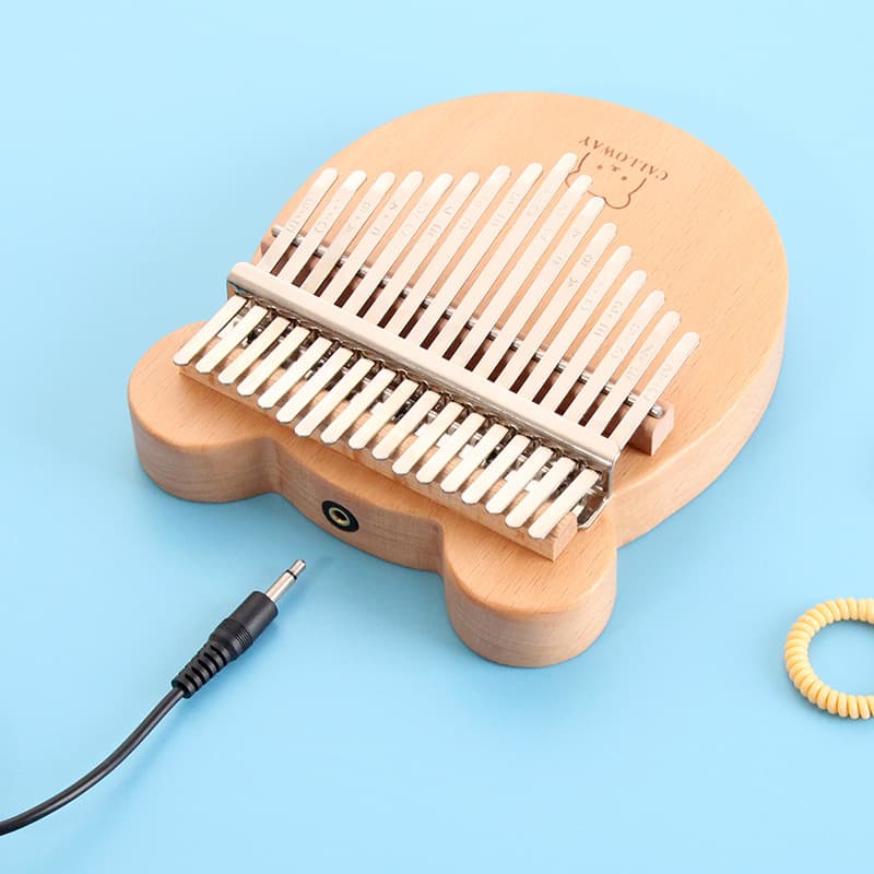 Solid Wood Board Style Kalinga Thumb Piano 17 Notes Electric Box Finger Piano Real Factory Direct Sale CALIMBA Brand