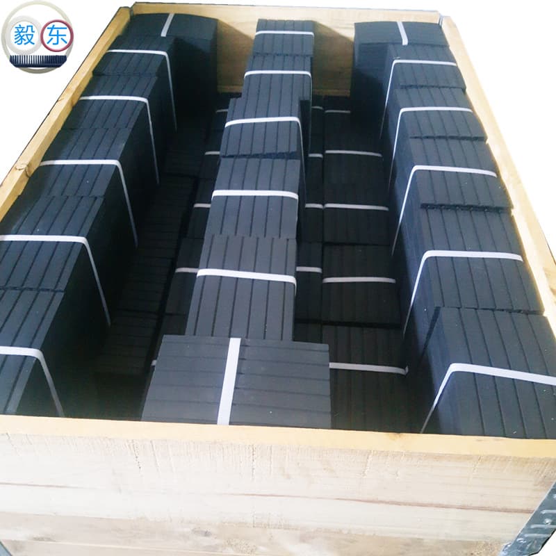 Thickened rubber pads, rail equipment rubber shock absorption plates, pressure-resistant shock absorption buffer support rubber pads wholesale, anti-slip