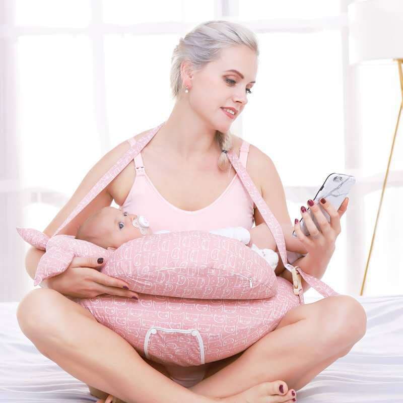Nursing Pillow, Breastfeeding Pillow, Pregnancy Waist Support, Newborn Baby Sleeping Pillow, Side Lying Cushion, Postpartum Support Pillow