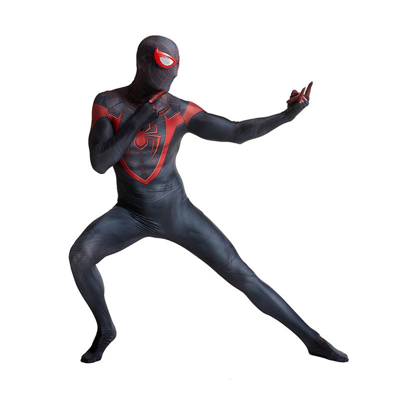 PS5 Spider-Man Miles Morales Cosplay Game Anime Costume Halloween Bodysuit