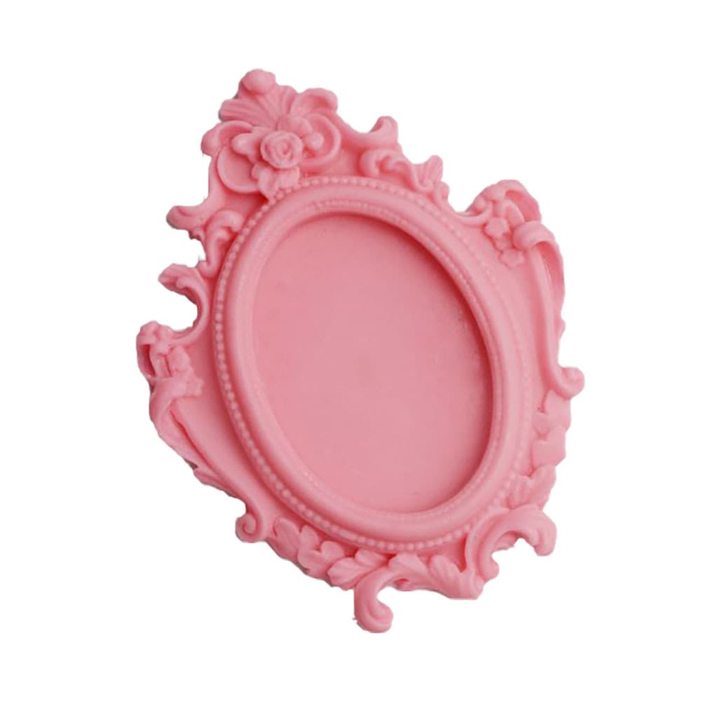 BE015 Frame Shape 3D Mold Silicone Soap Mold Cake Decorating Tool